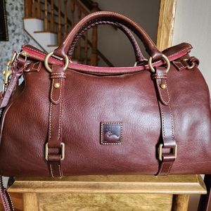 Dooney & Bourke Florentine Large Satchel *Chestnut*